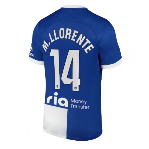 Fotbalové Dres Atletico Madrid Marcos Llorente #14 Venkovní 2023-24 Krátký Rukáv